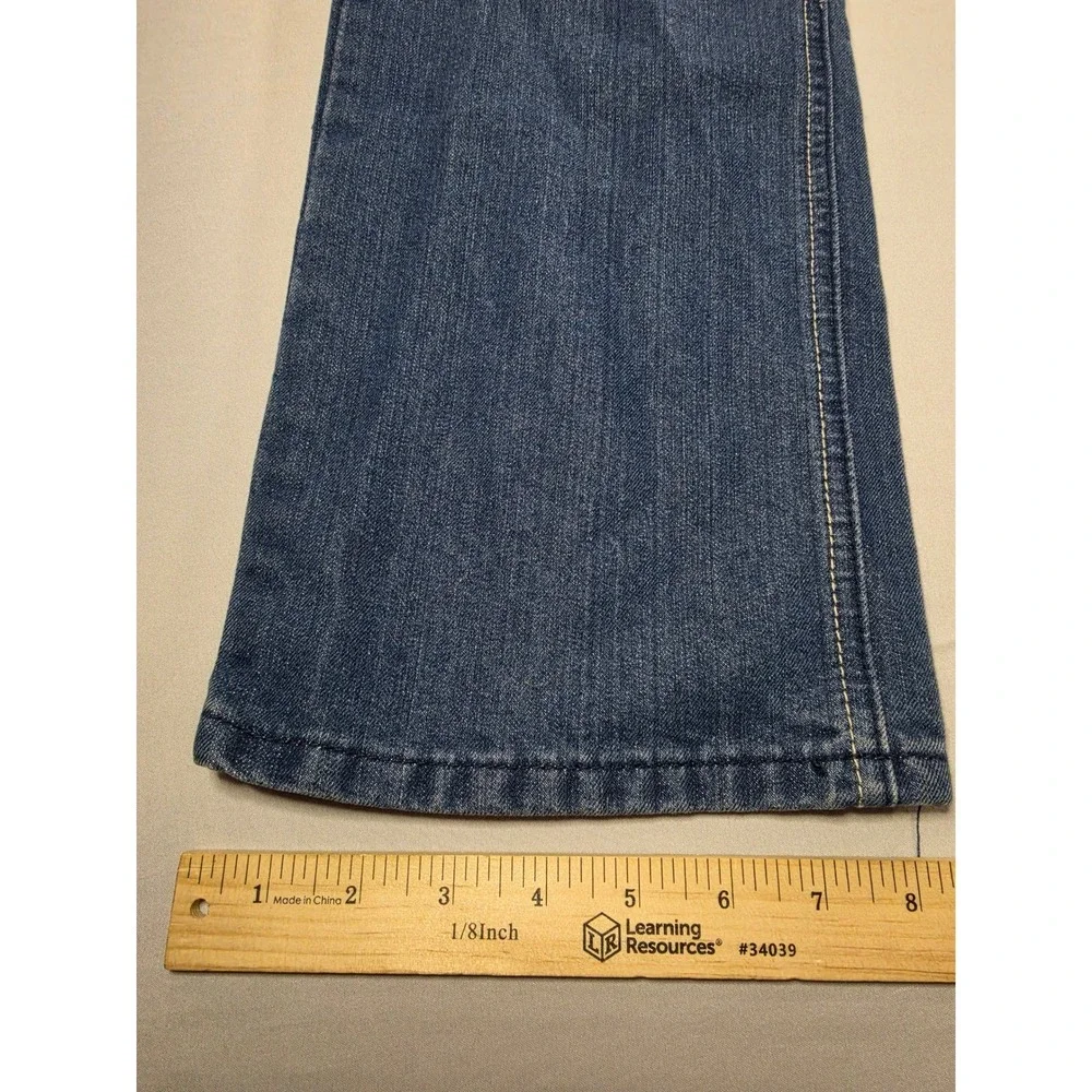 Ankor East Mens Straight Leg Blue Denim Jeans Medium Wash 36x34
